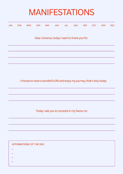 Manifestation Printable | Inuktitut, English & French Downloads