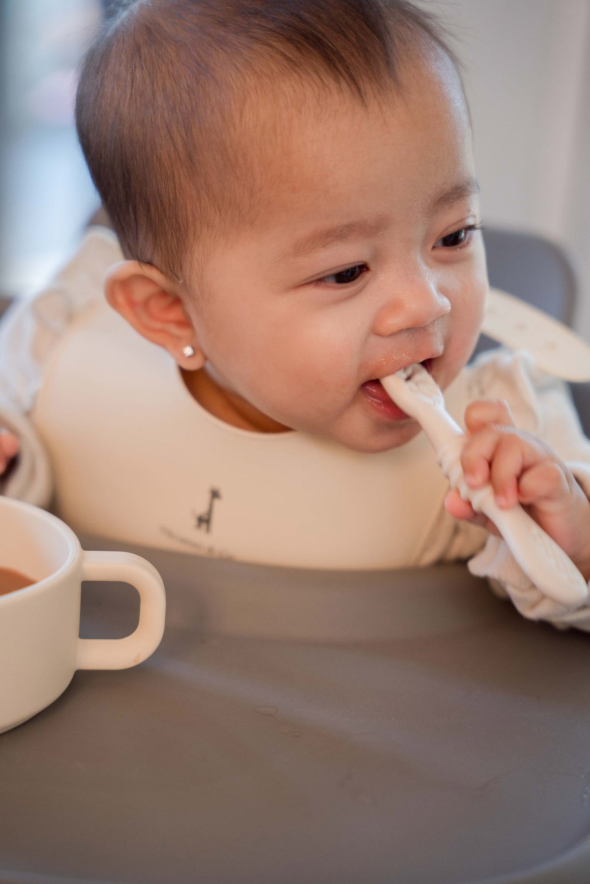 Silicone Baby-Led Weaning Spoons | Cuillères DME pour bébé en silicone