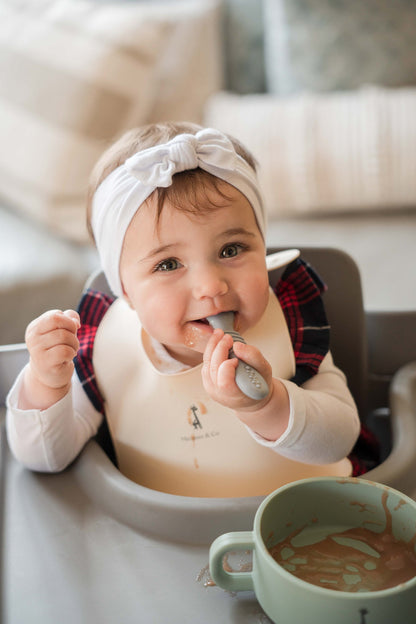 Silicone Baby-Led Weaning Spoons | Cuillères DME pour bébé en silicone