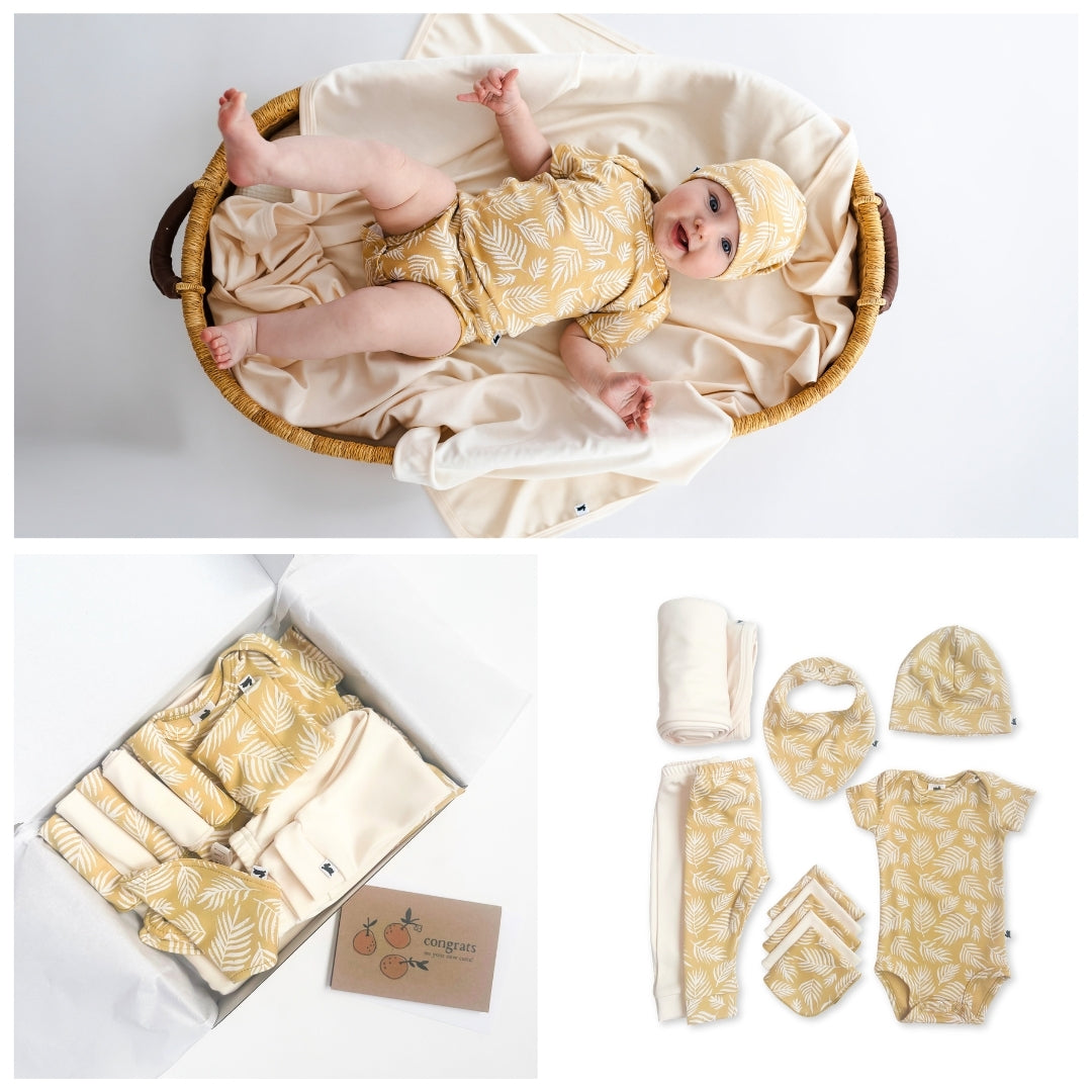 Capsule Gift Box | Palm Fronds & Cream