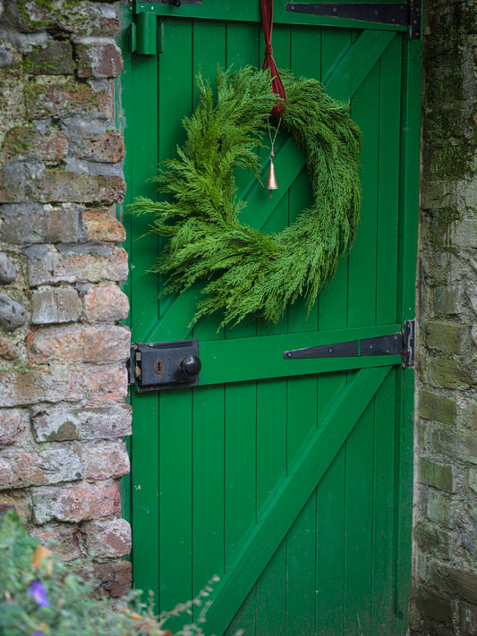 Faux Cedar Wreath