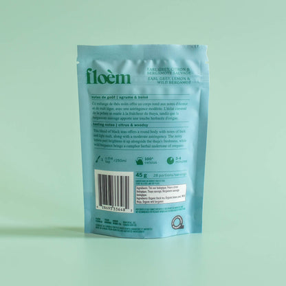 Loose Leaf Earl GreyTea, Lemon & Wild Bergamot | Thé en vrac - Earl Grey, Citron & Bergamote