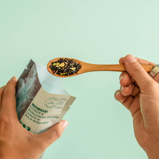 Loose Leaf Earl GreyTea, Lemon & Wild Bergamot | Thé en vrac - Earl Grey, Citron & Bergamote