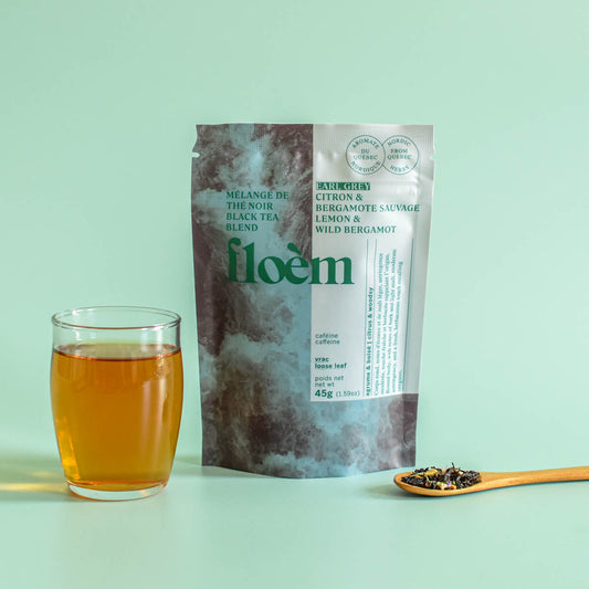 Loose Leaf Earl GreyTea, Lemon & Wild Bergamot | Thé en vrac - Earl Grey, Citron & Bergamote