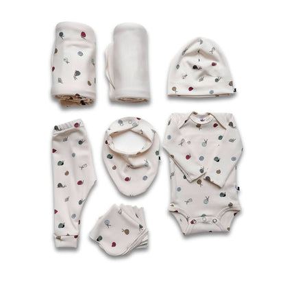 Capsule Gift Box | Ditsy Snails & Cream