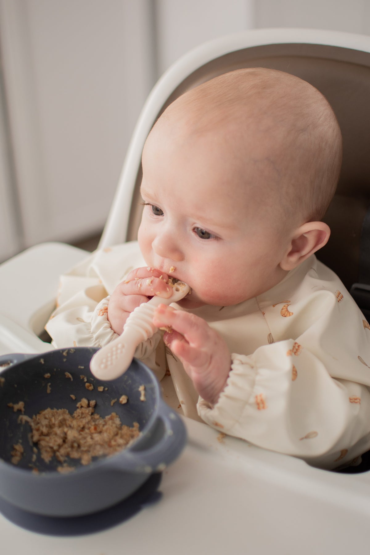 Silicone Baby-Led Weaning Spoons | Cuillères DME pour bébé en silicone