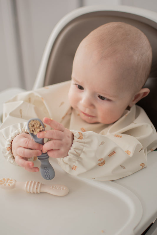 Silicone Baby-Led Weaning Spoons | Cuillères DME pour bébé en silicone