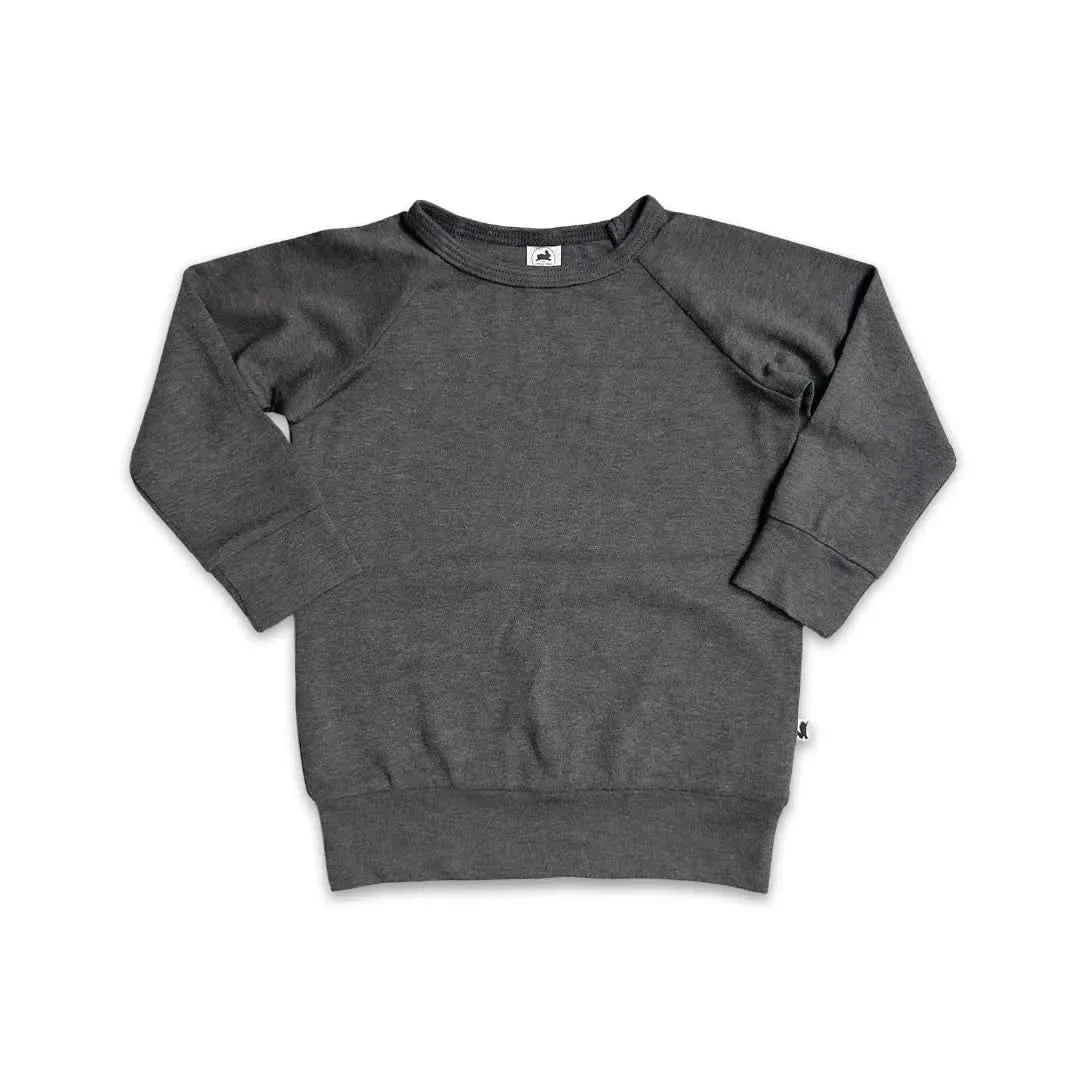 Fleece Raglan Pullover | Ash