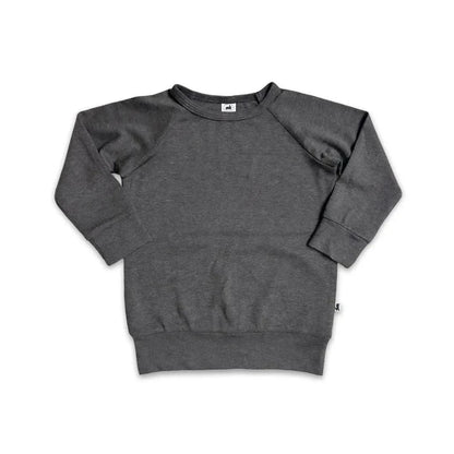 Fleece Raglan Pullover | Ash
