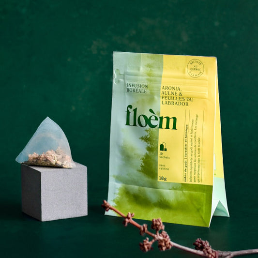 Aronia, Alder & Labrador Tea Bags | Tisane en sachets - Aronia, aulne & feuilles du Labrador
