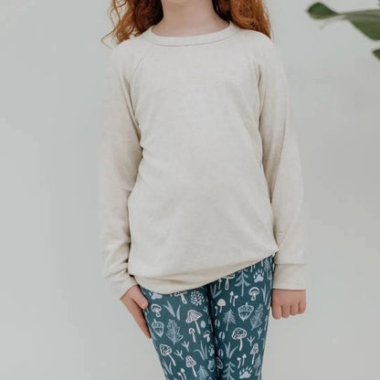 Fleece Raglan Pullover | Ash